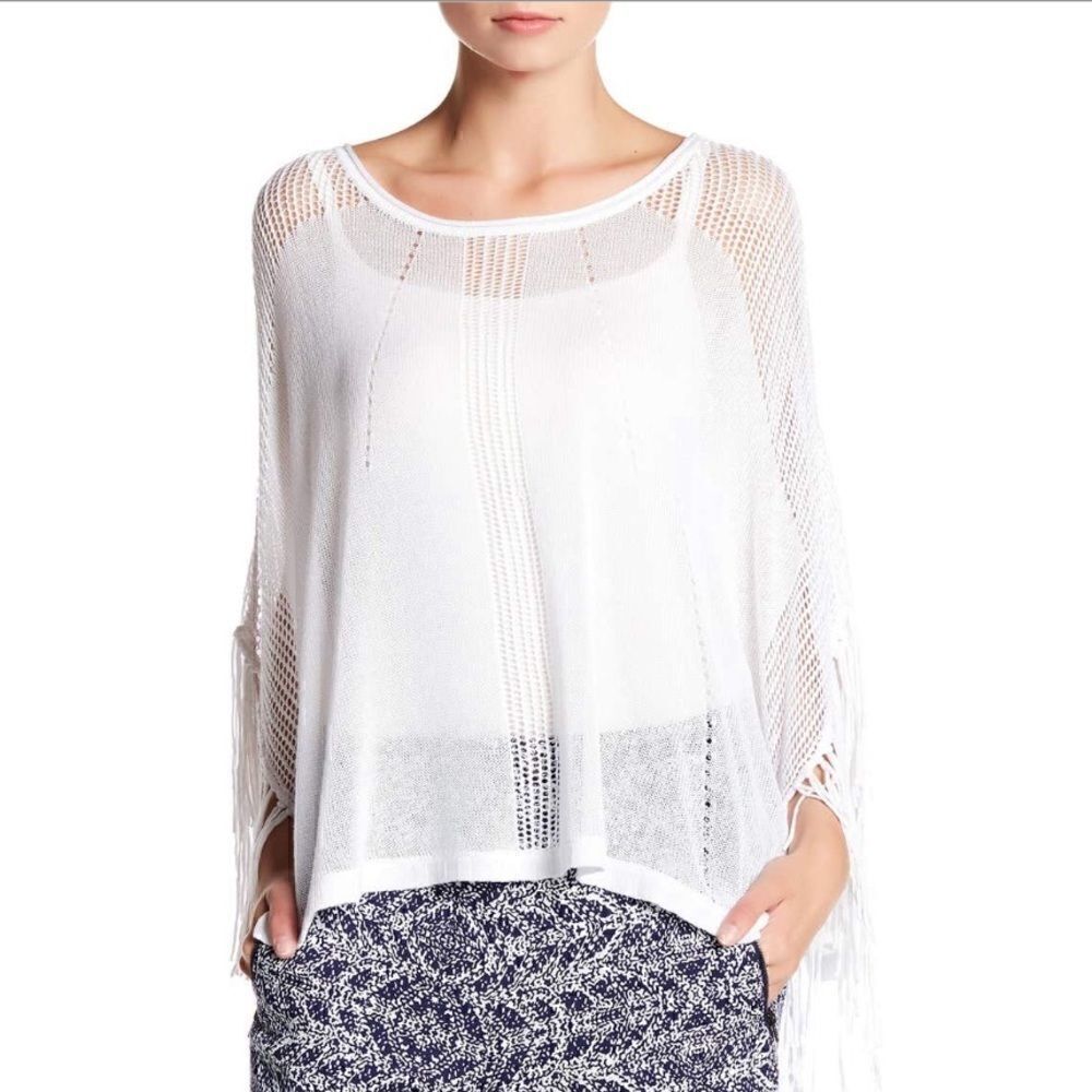 LAmade James Poncho White NWT‎